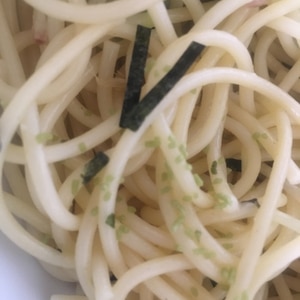 簡単すぎでゴメンなさい☆お茶漬けの素パスタ♪